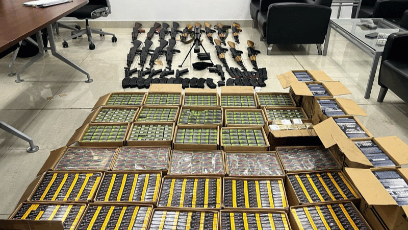 Autoridades desmantelan red transnacional de tráfico de armas con destino a Haití