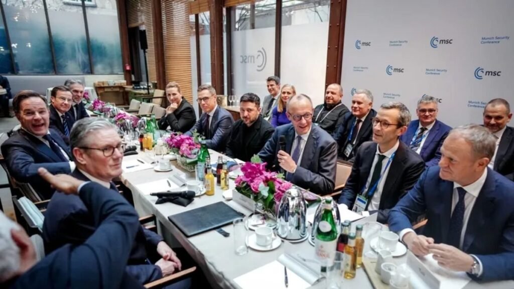 Líderes europeos se reúnen con Zelenski para abordar proceso de negociación con Rusia