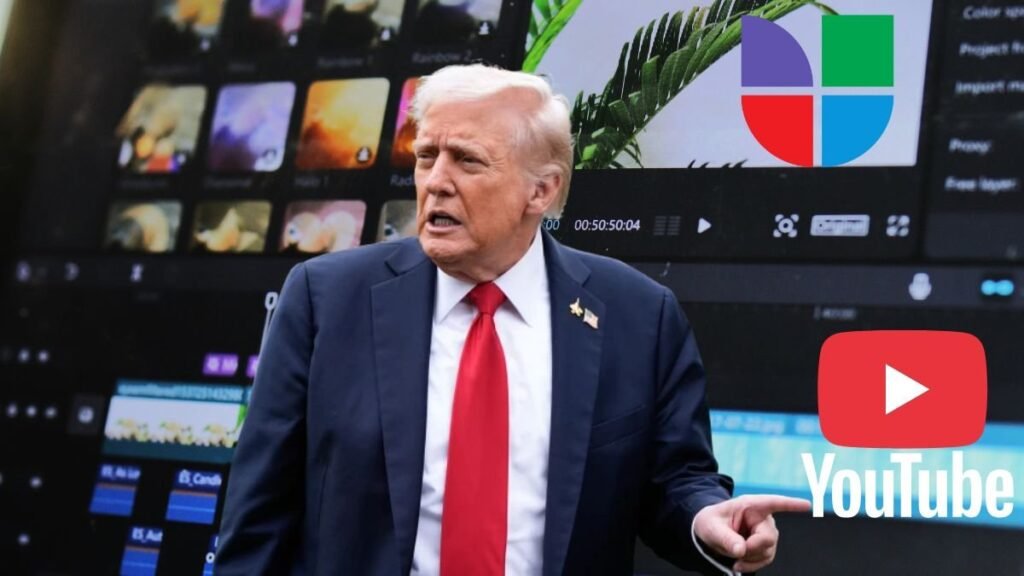 Trump pide a YouTube permitir el regreso de Univisión a su plataforma