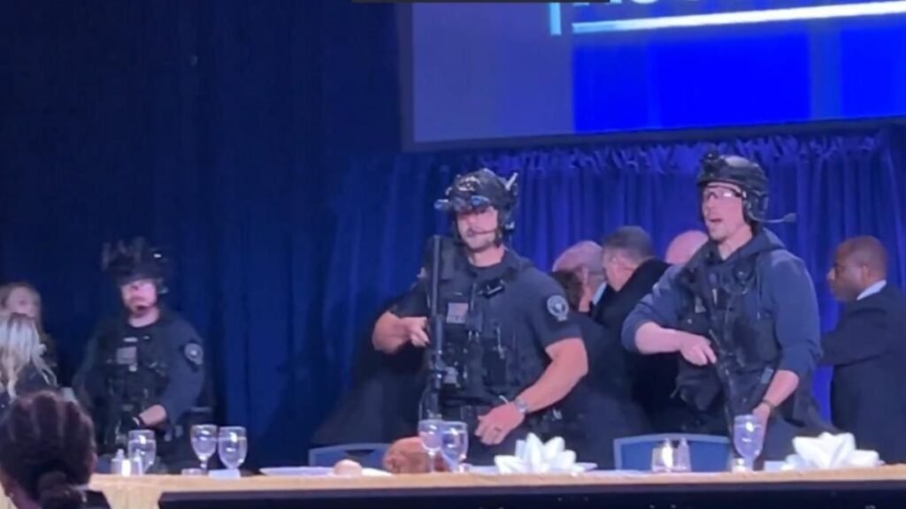 Video: Evacúan a Trump tras tiroteo en cena de corresponsales y refuerzan seguridad en EE.UU.
