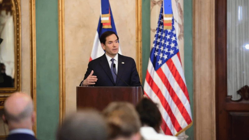Marco Rubio reafirma apoyo de Estados Unidos al desarrollo de recursos en la República Dominicana