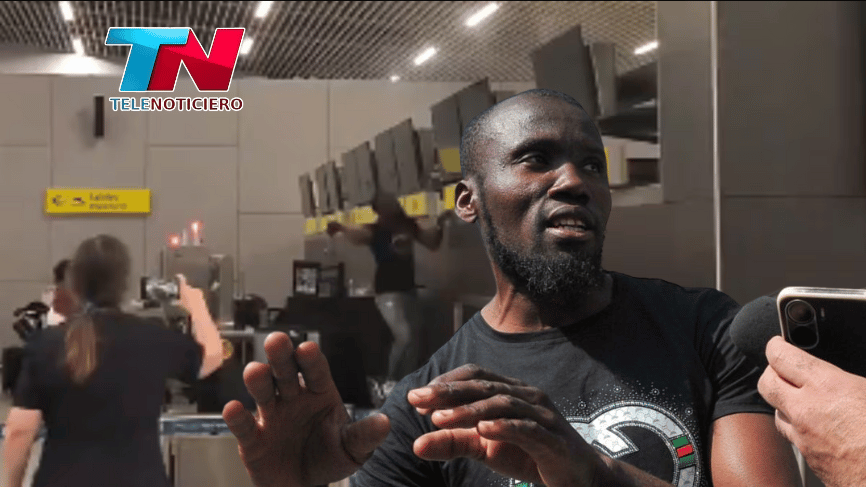 VIDEO – Haitiano provoca daños de superiores a los US$20,000 en aeropuerto de Chile