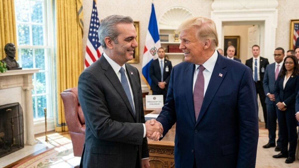 Abinader condena “cobarde ataque” durante cena con Trump en EE.UU.