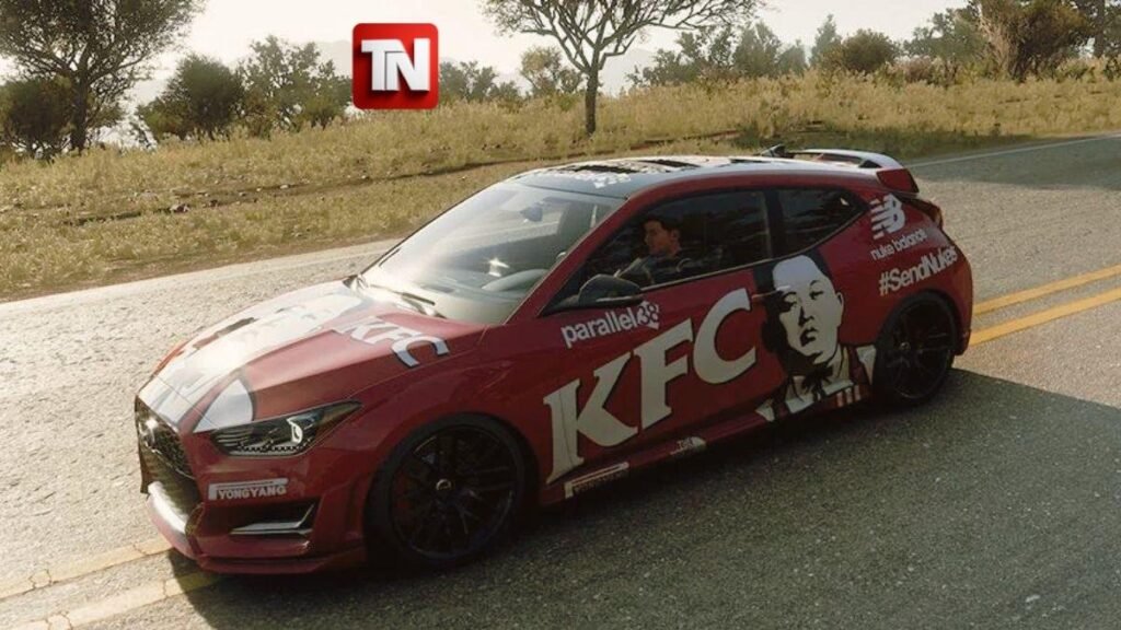 Jugador de Forza Horizon 5 recibe baneo de más de 8,000 años por diseño inspirado en Kim Jong-un y KFC